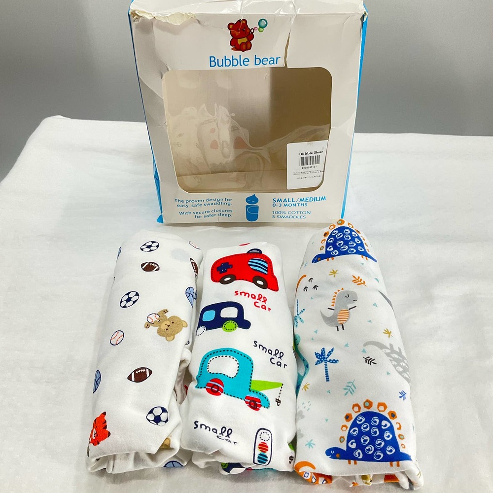 Baby Swaddle Blankets for Baby Boy Girl 0-3 Months ,Hypoallergenic Skin-Friendly
